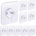 Clear Adhesive Utility Hooks — view 1