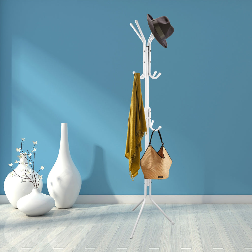 Eight-Hook Standing Coat and Hat Rack — view 4