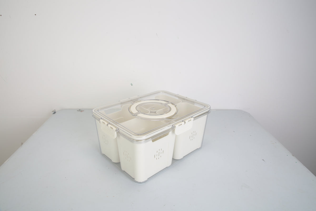 Divided Produce Containers with Colanders — Set of 2 — view 4