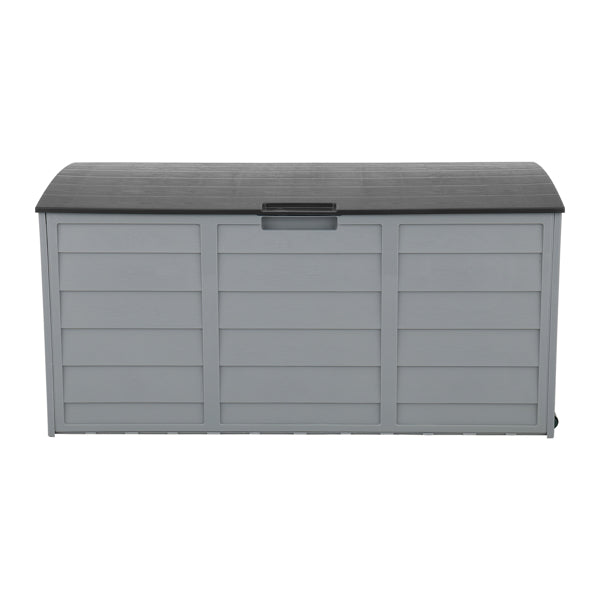 Gray Deck Storage Box with Wheels — view 2