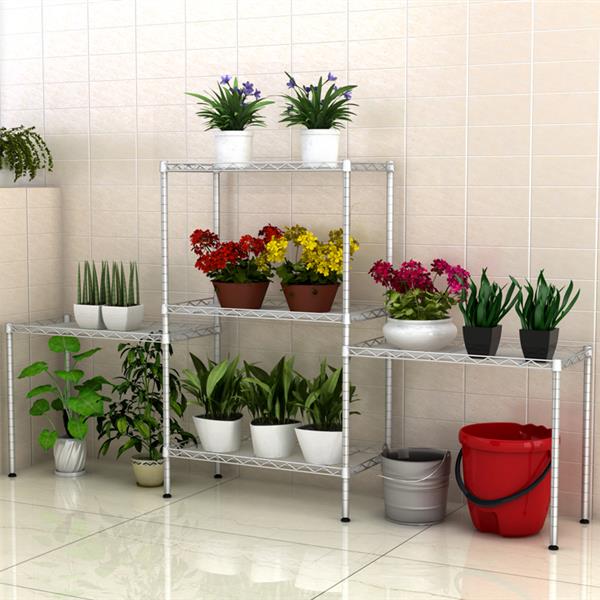 Adjustable Steel Kitchen Storage Rack — view 3