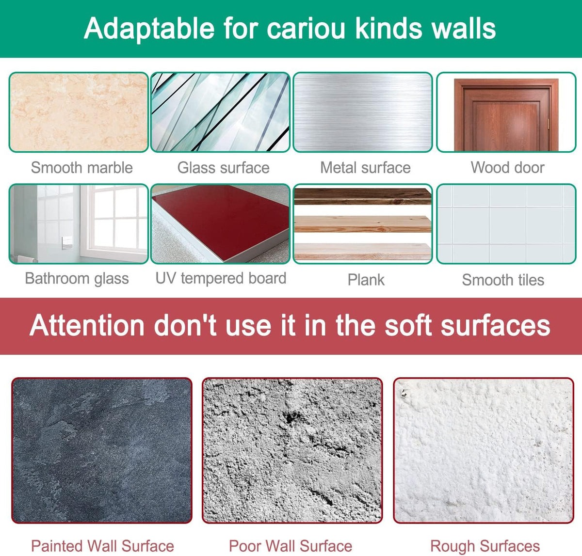Clear Adhesive Utility Hooks — view 3