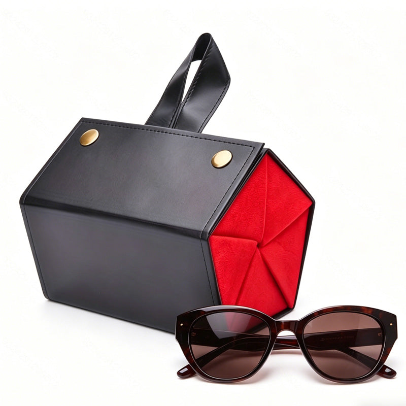 Foldable 5-Compartment Sunglasses Organizer