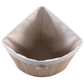 Corner Bamboo Laundry Hamper with Removable Liner
