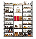Black 9-Tier Shoe Storage Rack