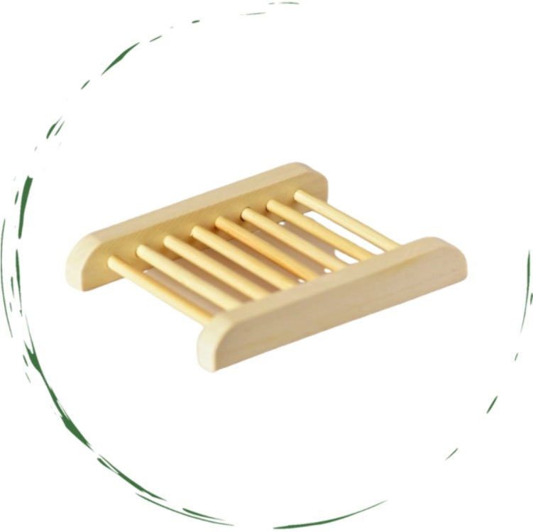 Natural Bamboo Soap Dish — product view