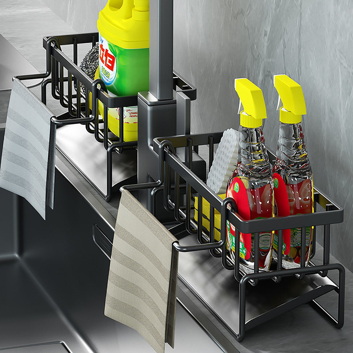 Kitchen Sink Caddy and Sponge Holder
