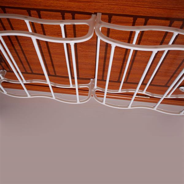 White Twelve-Tier Over-Door Shoe Rack — view 5