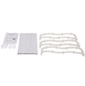 White Twelve-Tier Over-Door Shoe Rack — view 2