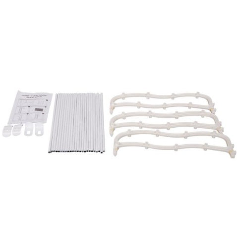 White Twelve-Tier Over-Door Shoe Rack — view 2