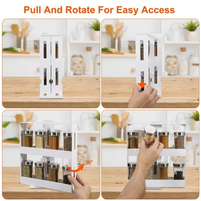 Swivel Cabinet Spice Organizer