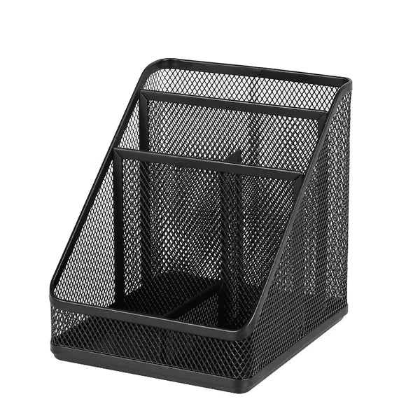 Black Mesh Desktop Organizer