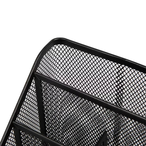Black Mesh Desktop Organizer