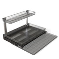 Smoky Clear L-Shaped Under-Sink Organizer — view 9