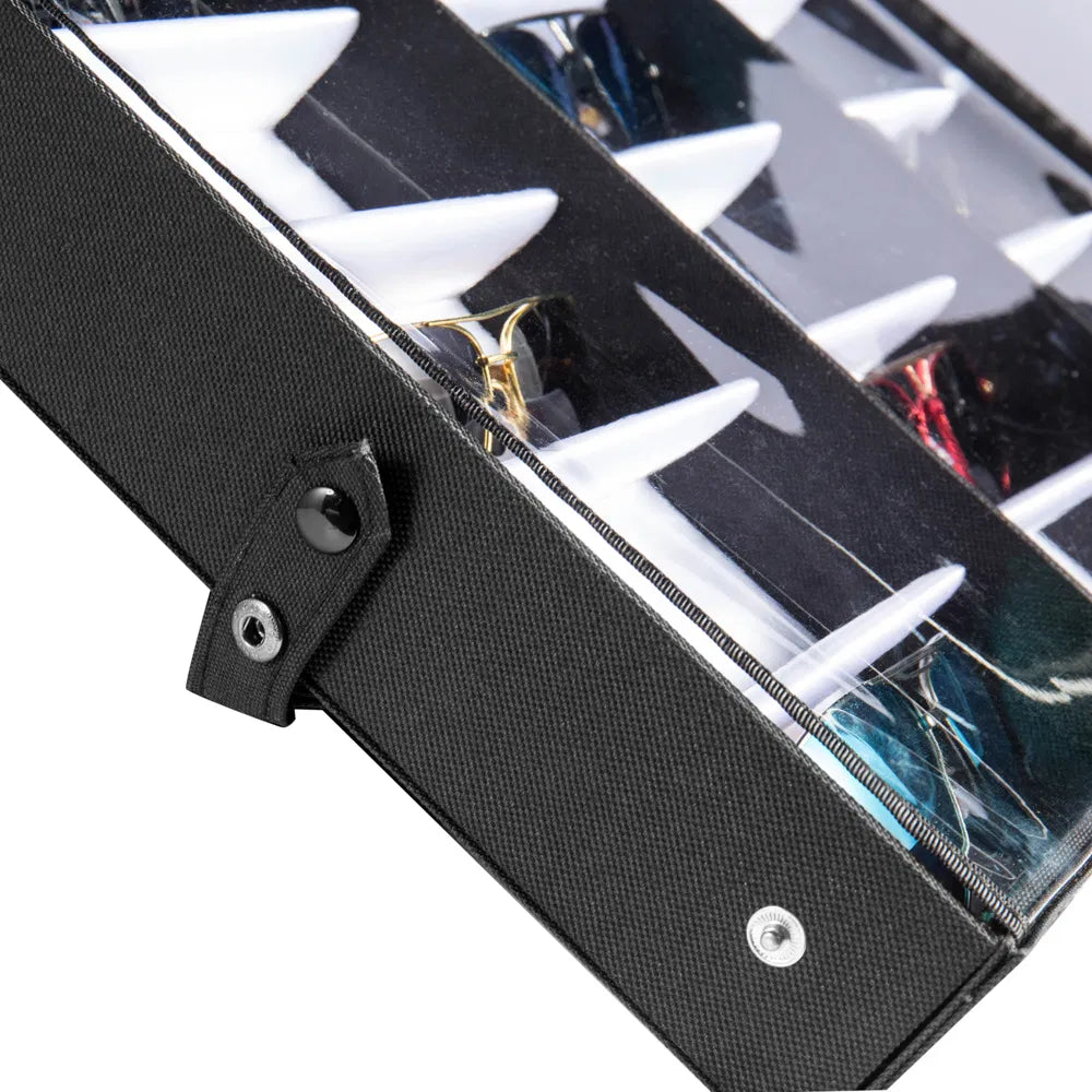 Black 18-Compartment Eyewear Display Case — view 6