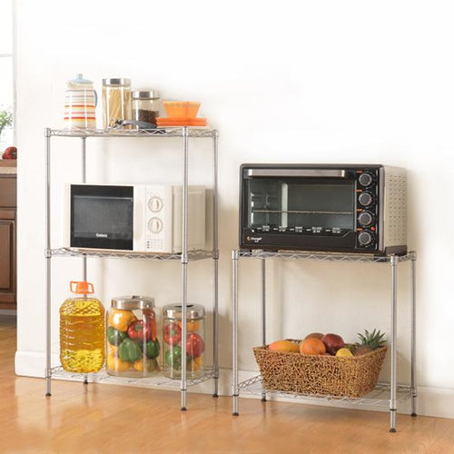 Adjustable Steel Kitchen Storage Rack — view 1