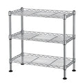 Silver 3-Tier Cabinet Organizer