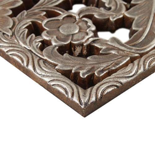 Carved Botanical Wall Panels, Set of 2 — view 8