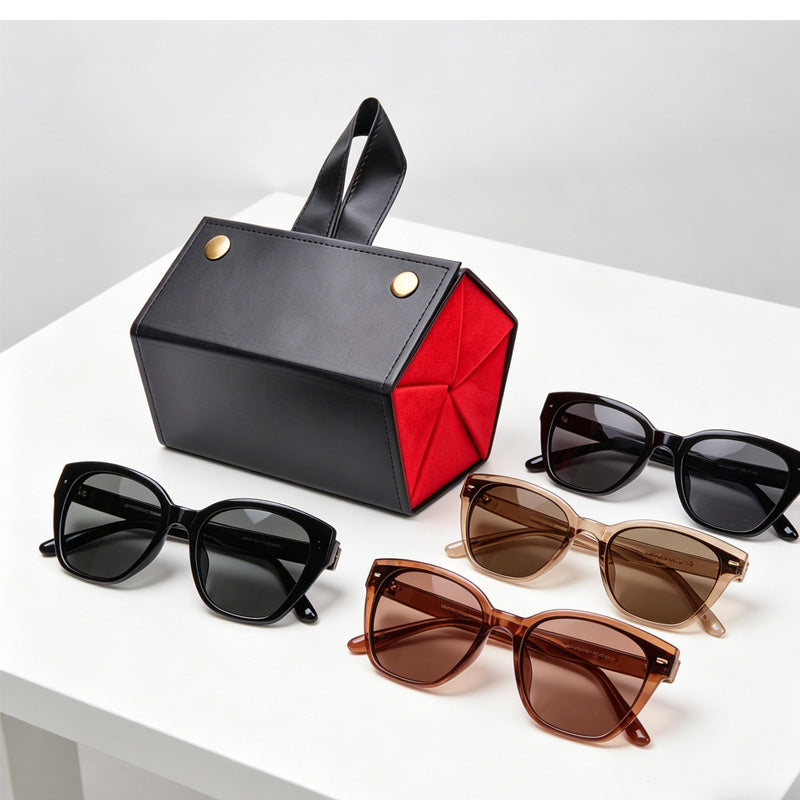 Foldable 5-Compartment Sunglasses Organizer