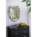 Gold-Tone Aluminum Monstera Leaf Wall Decor — view 1